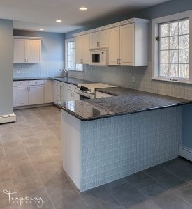 kitchen remodel white Tempting Interiors with logo