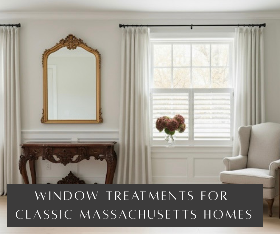 Window Treatments that Complement Classic & Colonial Massachusetts Homes